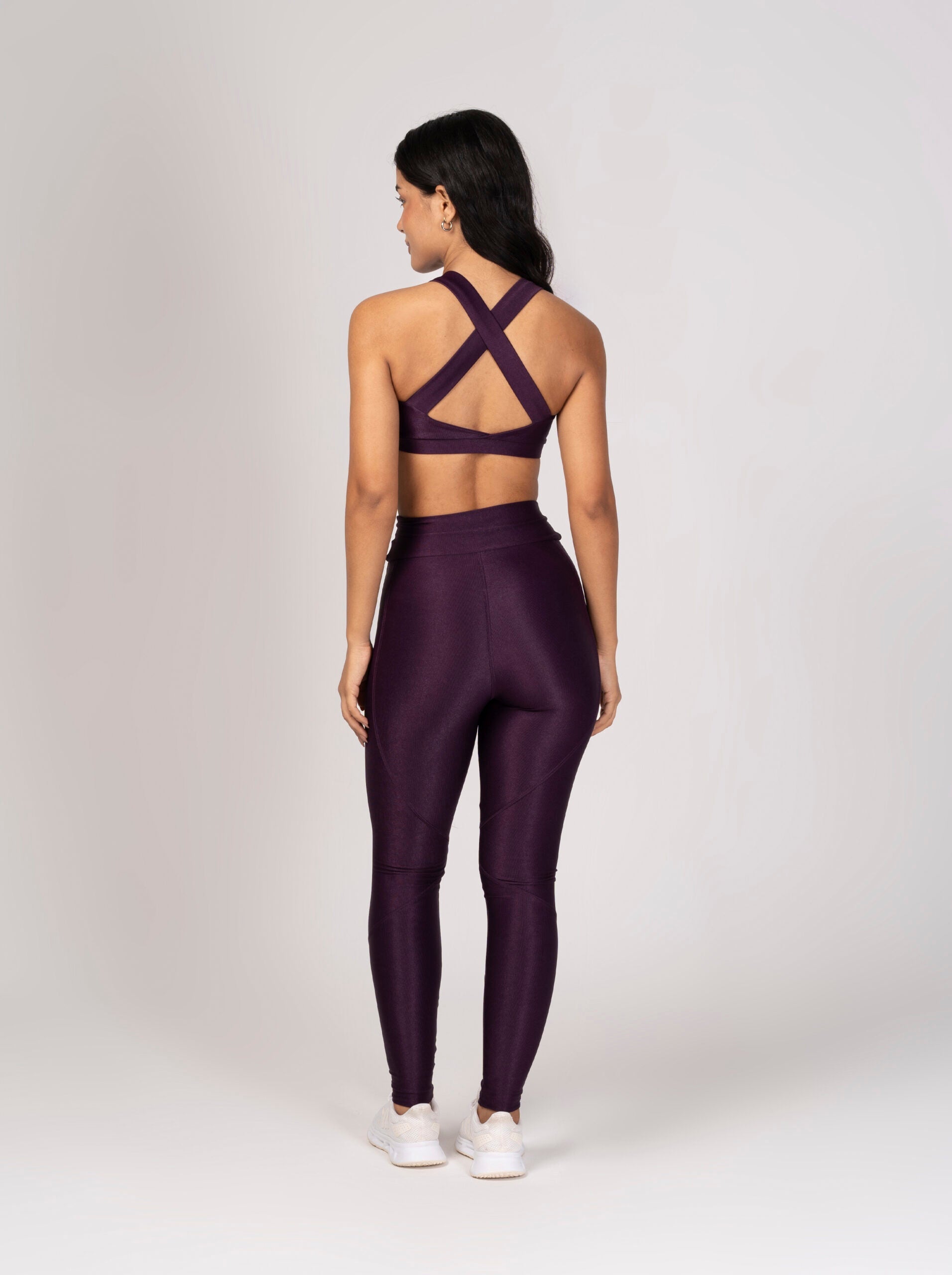 Conjunto Açaí Legging e Top Cruzado