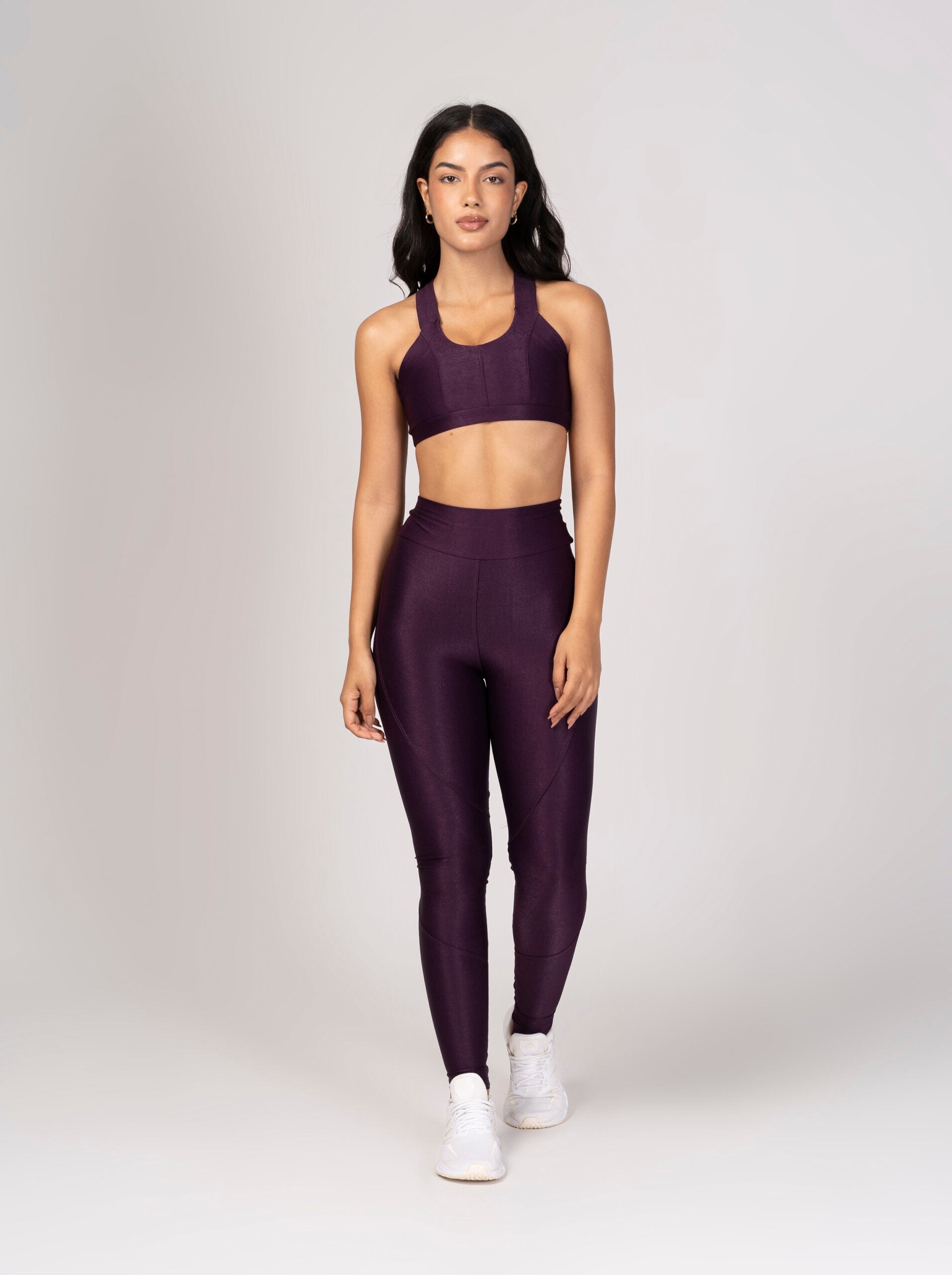 Conjunto Açaí Legging e Top Cruzado