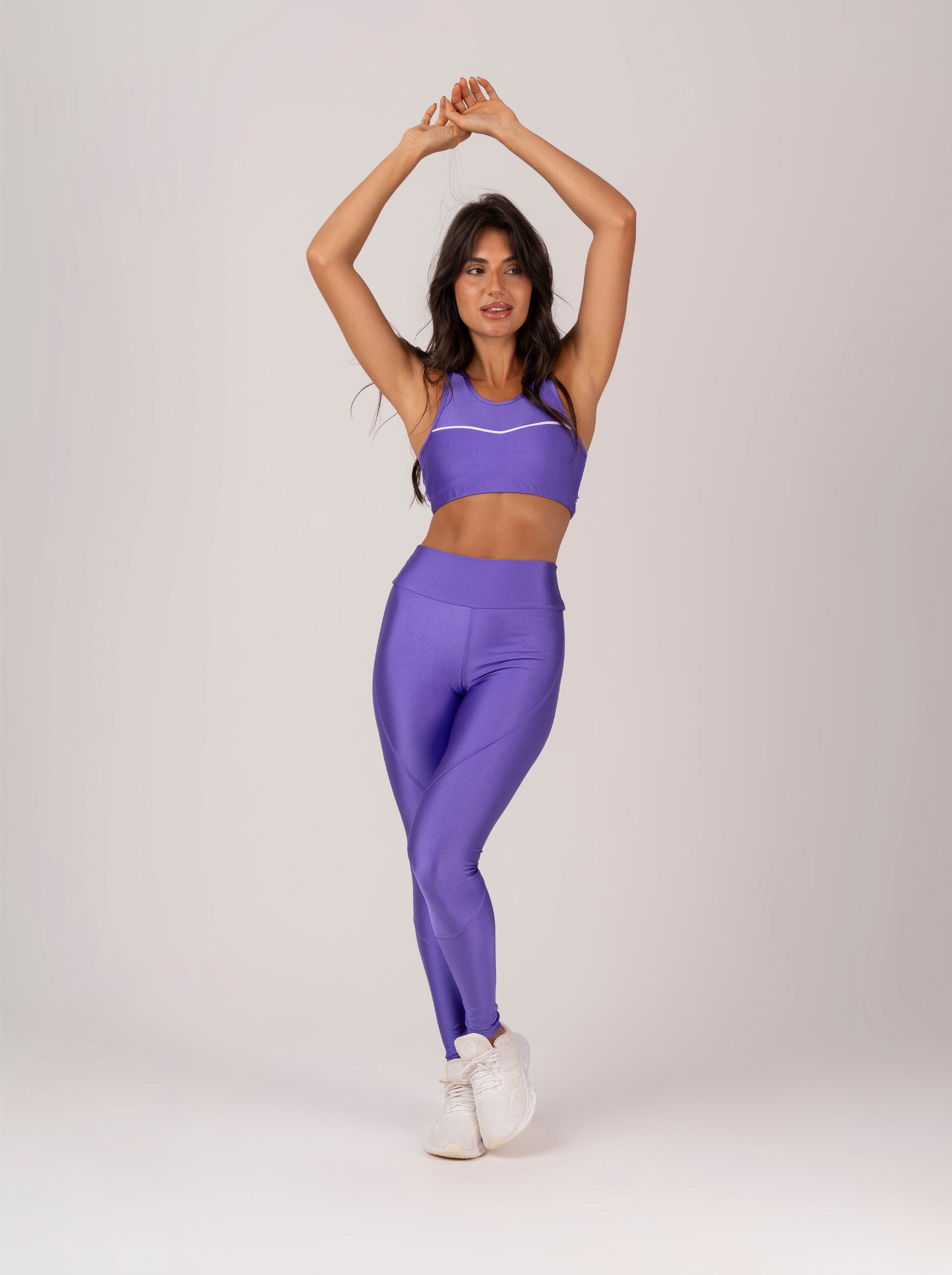 Conjunto Legging e Top Intense Sunshine Púrpura
