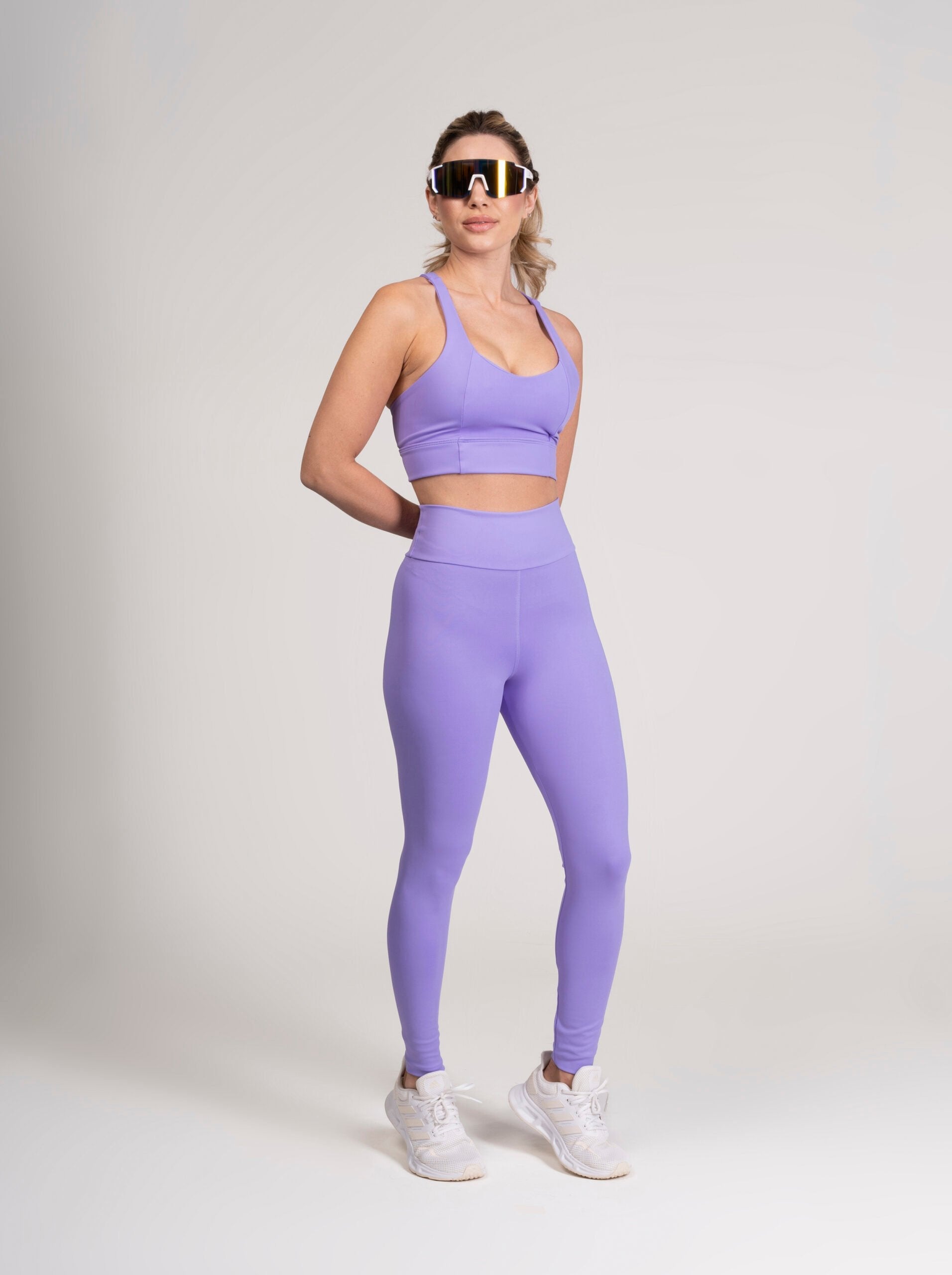 Conjunto Energy Legging e Top Way Lilás