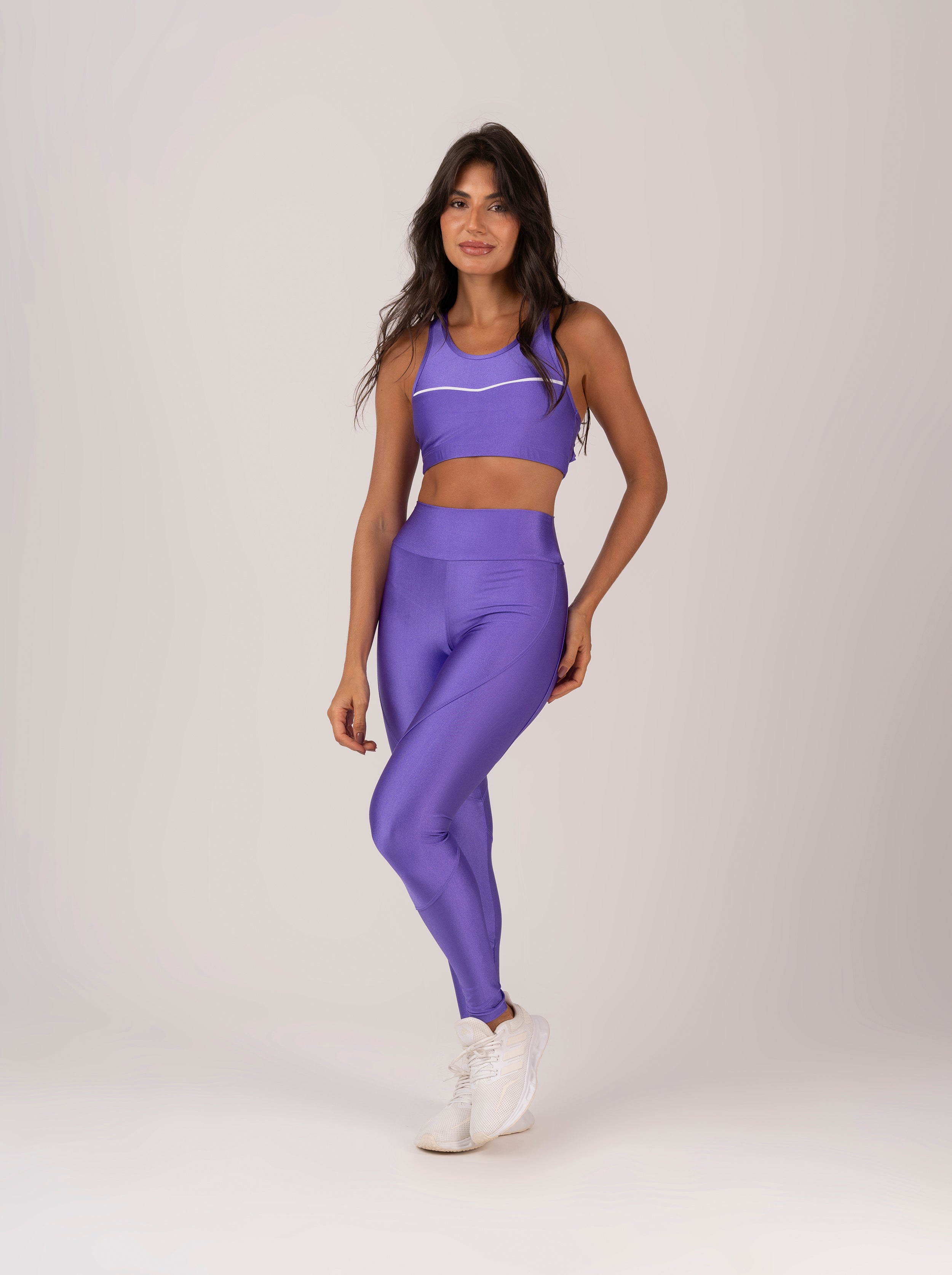 Conjunto Legging e Top Intense Sunshine Púrpura