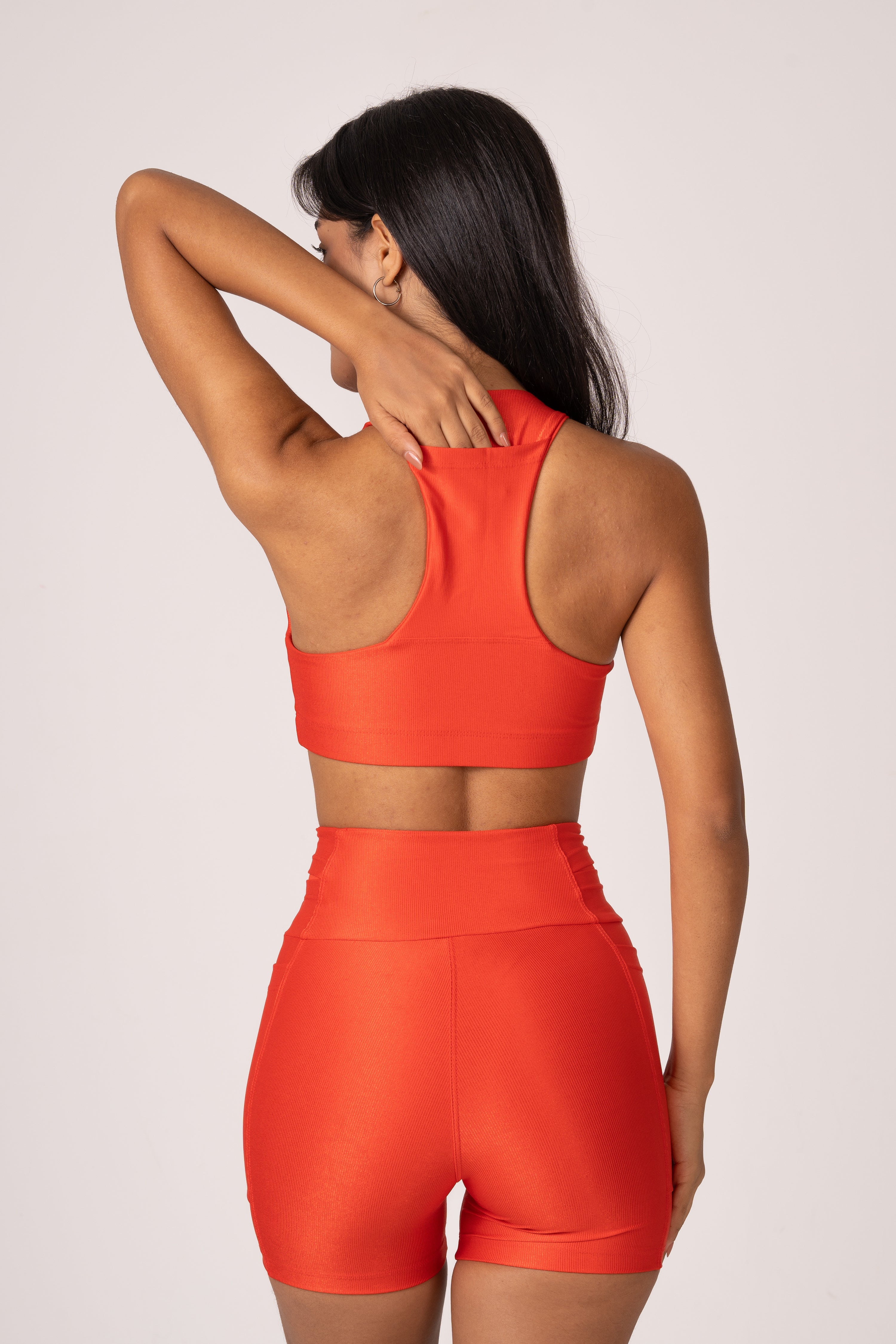 Conjunto Short e Top Runner Vermelho Intenso